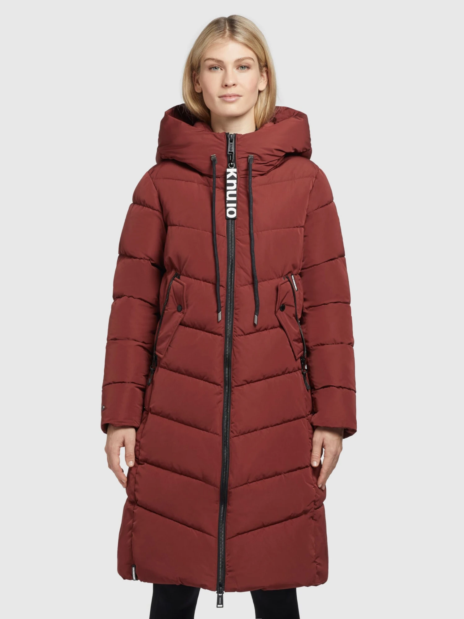 Khujo Manteaux De Mi-saison Manteau Mi-saison Klayd Femme Rouge Foncé 4 Khujo Manteaux De Mi-saison Manteau Mi-saison Klayd Femme Rouge Foncé - Image 2