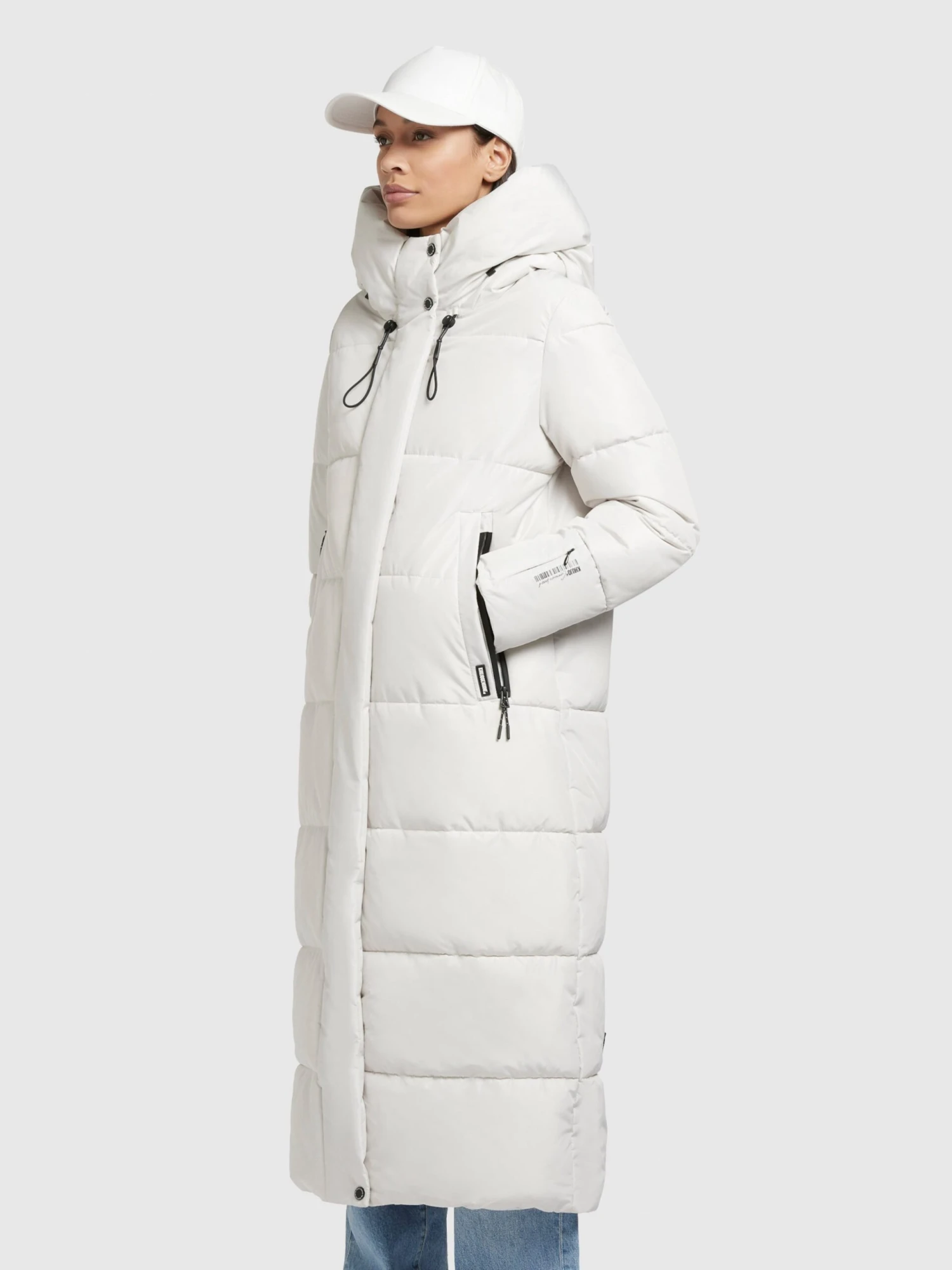 Khujo Manteaux De Mi-saison Manteau Mi-saison Soulani Femme Blanc Cassé 7 Khujo Manteaux De Mi-saison Manteau Mi-saison Soulani Femme Blanc Cassé - Image 5