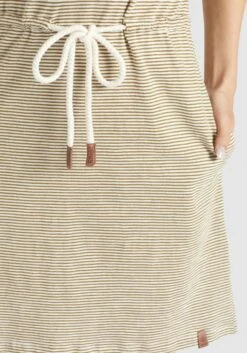 Khujo Robes En Jersey Robe ANNEMARIE Femme Beige / Blanc 17 Khujo Robes En Jersey Robe ANNEMARIE Femme Beige / Blanc -Khujo 02779e2d19bd6c41c975d84c4ba81896