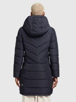 Khujo Manteaux Courts Manteau D’hiver Cups Femme Marine -Khujo 03940de643635410aaa413c780909ac4