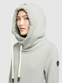 Khujo Sweats à Capuche Sweat-shirt Karima Femme Menthe -Khujo 03a98ce36dc3a2557e1cbd1731eee512
