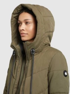 Khujo Vestes Dhiver Veste D’hiver Aibay Femme Kaki -Khujo 04a29f0d203b9b899057a8b0d41bfe08