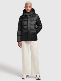 Khujo Vestes Dhiver Veste D’hiver Evona Femme Noir -Khujo 0653a08147568279693716c3743f4fd3