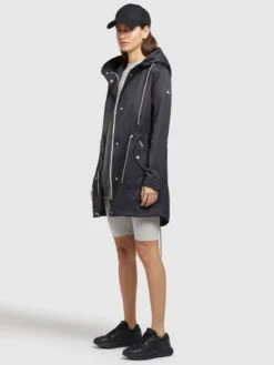 Khujo Parkas Parka Mi-saison ONDA2 Femme Gris Foncé -Khujo 07fea15eaa74cc790011ff7468064ae9