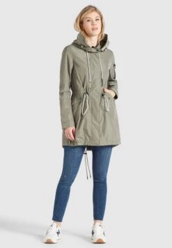Khujo Parkas Parka Mi-saison CATHARINA Femme Kaki -Khujo 08ba288cf82e2d9c9864391f3bf71da3