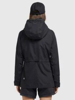 Khujo Vestes De Mi-saison Veste Mi-saison SESIA Femme Noir -Khujo 09ed6b8cba71d673ccb7332feabc448d