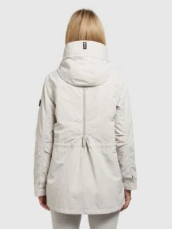 Khujo Vestes De Mi-saison Veste Mi-saison CAIMA Femme Gris Clair -Khujo 0adc19603214f532a376d19ef1042c04