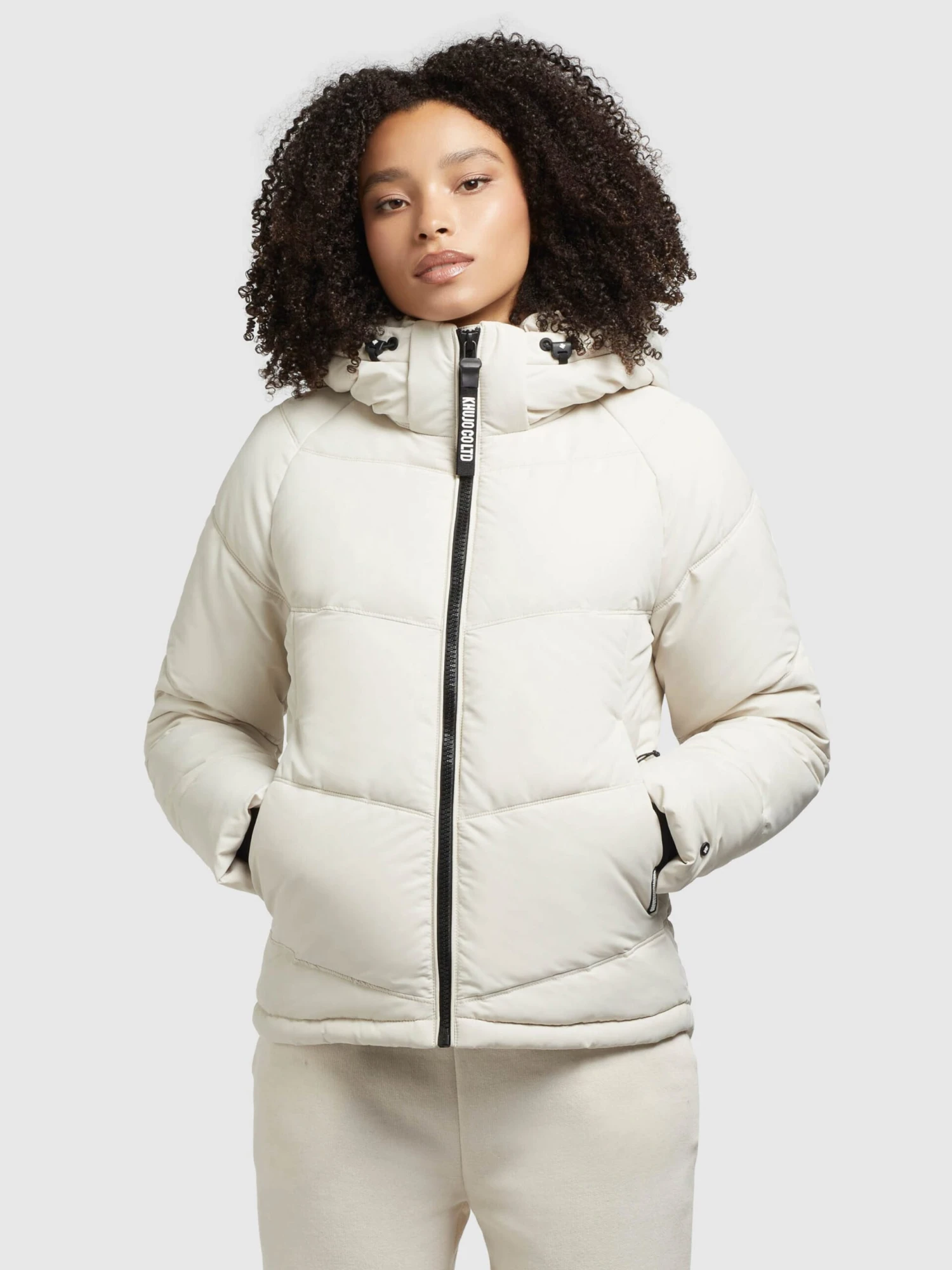 Khujo Vestes Dhiver Veste D’hiver Monty 2 Femme Blanc Cassé 4 Khujo Vestes Dhiver Veste D’hiver Monty 2 Femme Blanc Cassé - Image 2