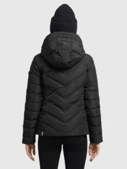 Khujo Vestes De Mi-saison Veste Mi-saison Stern Femme Noir -Khujo 0c2c529cd5d9d1cb25812697381dfd5a