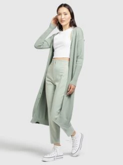 Khujo Gilets Cardigan Elina Femme Menthe -Khujo 0c6ba4f0229c87d15eaa4b567a97d4ad