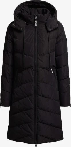 Khujo Manteaux Dhiver Manteau D’hiver Huba Femme Noir