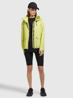 Khujo Vestes De Mi-saison Veste Mi-saison BLAIR Femme Pomme / Vert Clair -Khujo 0d1f9943dd78a706c48b5fc4bff31c75