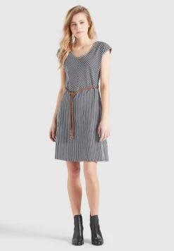 Khujo Robes En Jersey Robe Leifa Femme Bleu -Khujo 0f02288067b386eb0c852f77a8da2683