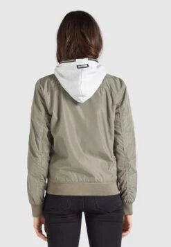 Khujo Vestes Dhiver Veste D’hiver LARIFA Femme Kaki -Khujo 0fdf38d1419753ac512417e5a300c528