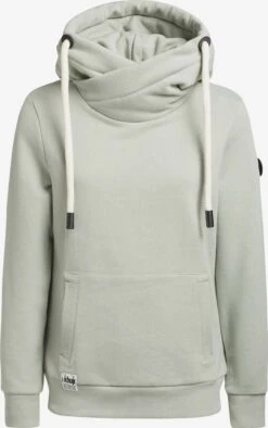 Khujo Sweats à Capuche Sweat-shirt Rhabea Femme Vert Pastel
