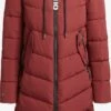 Khujo Manteaux Dhiver Manteau D’hiver Ayleena Femme Rouge Rouille