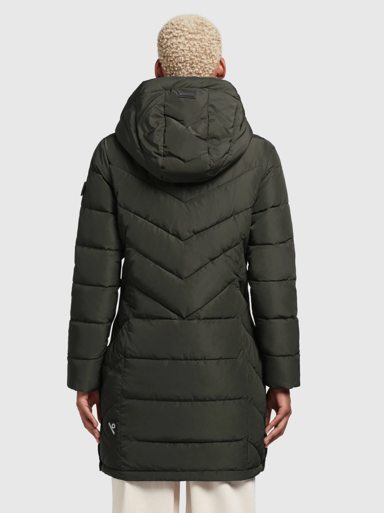 Khujo Manteaux Courts Manteau D’hiver Cups Femme Vert Foncé 6 Khujo Manteaux Courts Manteau D’hiver Cups Femme Vert Foncé - Image 4