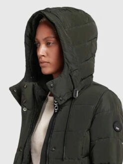 Khujo Manteaux Courts Manteau D’hiver Cups Femme Vert Foncé 16 Khujo Manteaux Courts Manteau D’hiver Cups Femme Vert Foncé -Khujo 1445bab07def79a4638247c1d4856f73