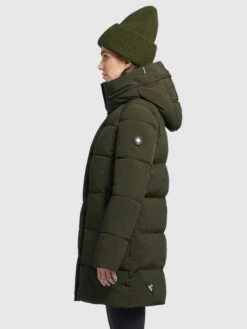 Khujo Manteaux Courts Manteau D’hiver Wente Femme Kaki -Khujo 146de751db3ba2f5b6d87c8275b21456
