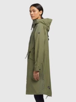 Khujo Manteaux De Mi-saison Manteau Mi-saison Marnia 2 Femme Olive -Khujo 14a20784527a0f9816f05a4144cae441