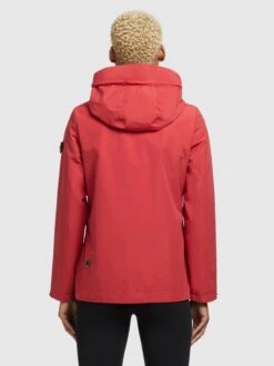 Khujo Vestes De Mi-saison Veste Mi-saison KAYA Femme Rouge -Khujo 16af2576eb859dfdf0b343132e3815e1