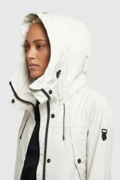 Khujo Manteaux De Mi-saison Manteau Mi-saison AIRA Femme Gris Clair -Khujo 16e561f4b7601d4824f8c110fcba114d