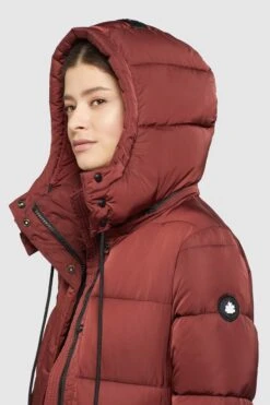 Khujo Manteaux Dhiver Manteau D’hiver HAZELLE Femme Rouge Rouille 16 Khujo Manteaux Dhiver Manteau D’hiver HAZELLE Femme Rouge Rouille -Khujo 17fd68fed07b23dc019b15767fadc8eb