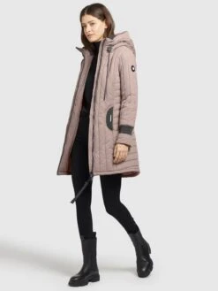 Khujo Manteaux De Mi-saison Manteau Mi-saison Jerry Femme Violet Clair -Khujo 18217452d1d83186922656b972b46cba