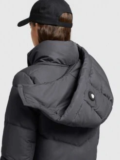 Khujo Manteaux Dhiver Manteau D’hiver Limetta Femme Graphite -Khujo 1861542b97befc8cb15215ff67cb0b3d