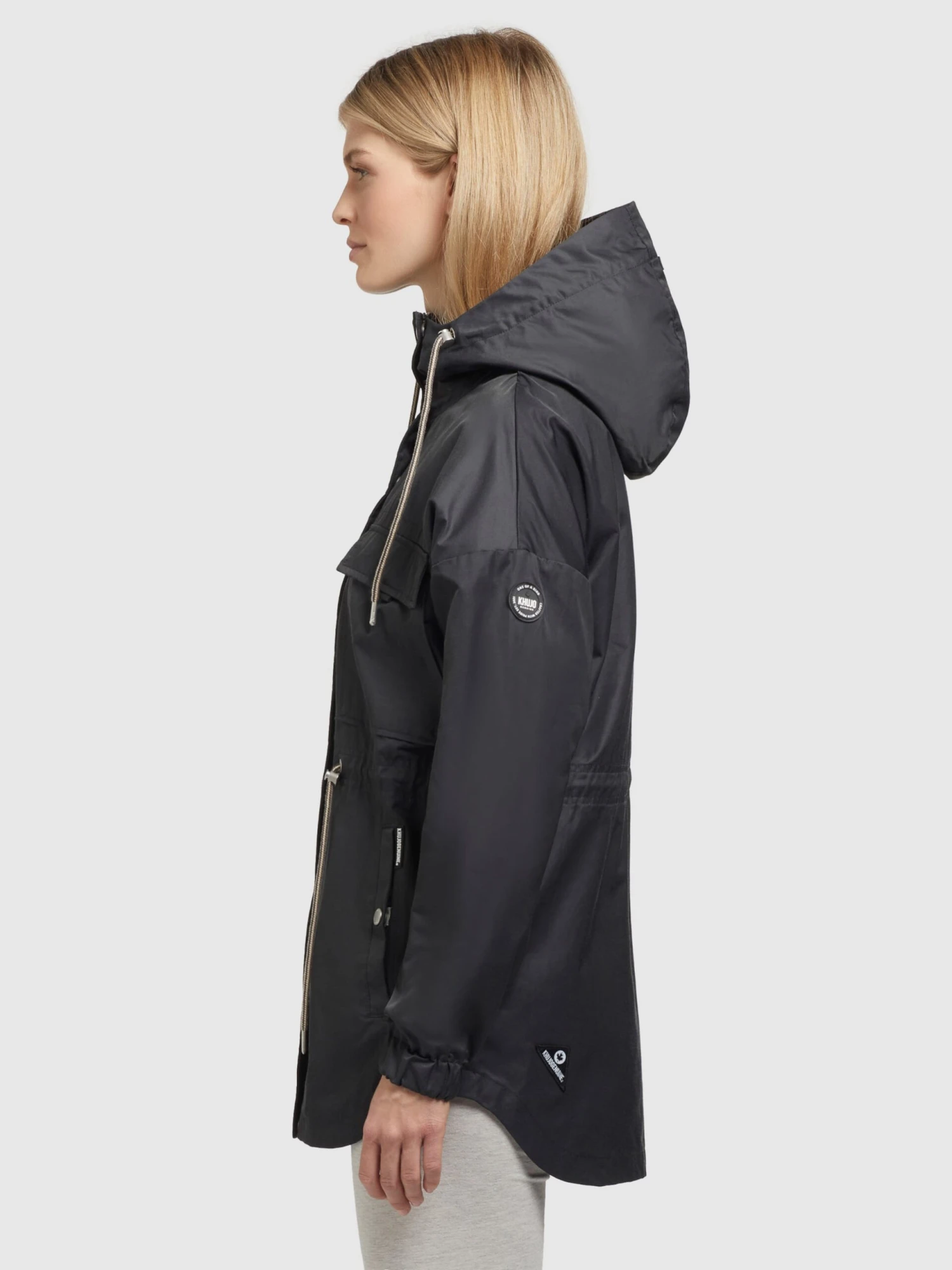 Khujo Vestes De Mi-saison Veste Mi-saison PRAYATA Femme Gris Foncé 7 Khujo Vestes De Mi-saison Veste Mi-saison PRAYATA Femme Gris Foncé - Image 5