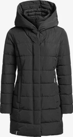Khujo Manteaux Courts Manteau D’hiver Floyt Femme Noir