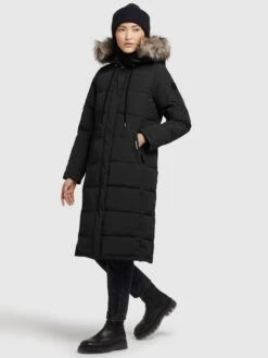 Khujo Manteaux Dhiver Manteau D’hiver LOLL Femme Noir -Khujo 1ccc03bd80c0068276f177ff035f0c88