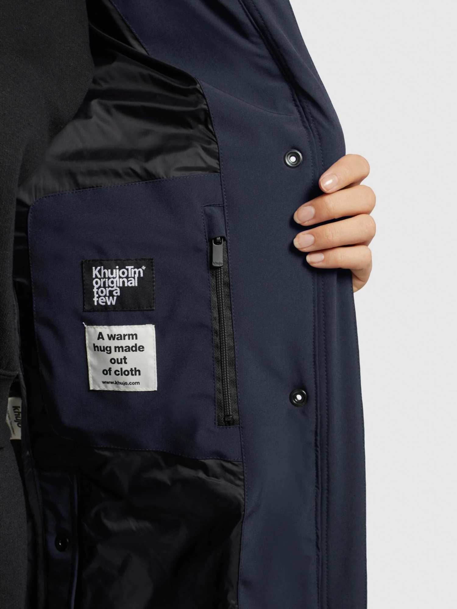 Khujo Manteaux De Mi-saison Manteau Mi-saison Namita Femme Bleu Marine 10 Khujo Manteaux De Mi-saison Manteau Mi-saison Namita Femme Bleu Marine - Image 8