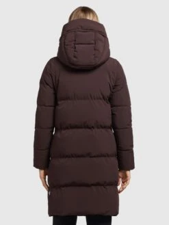 Khujo Manteaux De Mi-saison Manteau Mi-saison Namita Femme Lie De Vin -Khujo 1e1f10b7879927b67f0cae498004d629