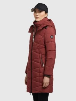 Khujo Manteaux De Mi-saison Manteau Mi-saison Fitt Light Femme Rouge Rouille -Khujo 1fbbf010b2c12ca775f6b16cac8bfffe