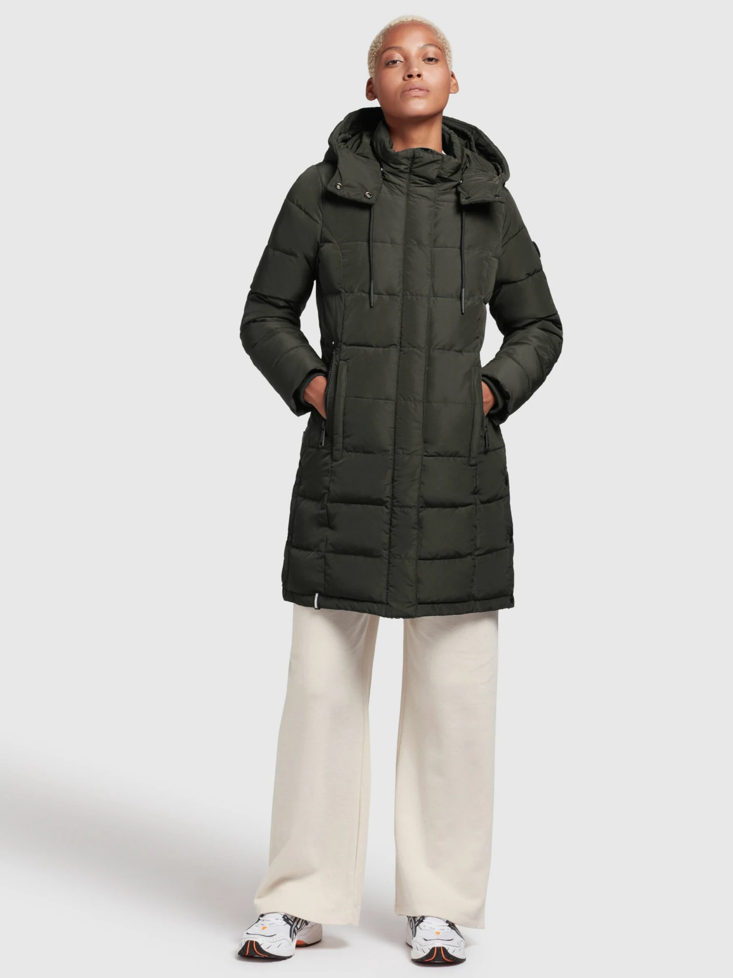 Khujo Manteaux Courts Manteau D’hiver Cups Femme Vert Foncé 5 Khujo Manteaux Courts Manteau D’hiver Cups Femme Vert Foncé - Image 3