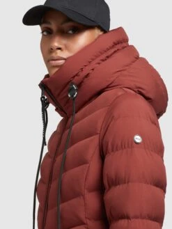 Khujo Manteaux Dhiver Manteau D’hiver Ingram Femme Rouge Rouille -Khujo 207a48f9f3647c9bcec1fa54fd256be6