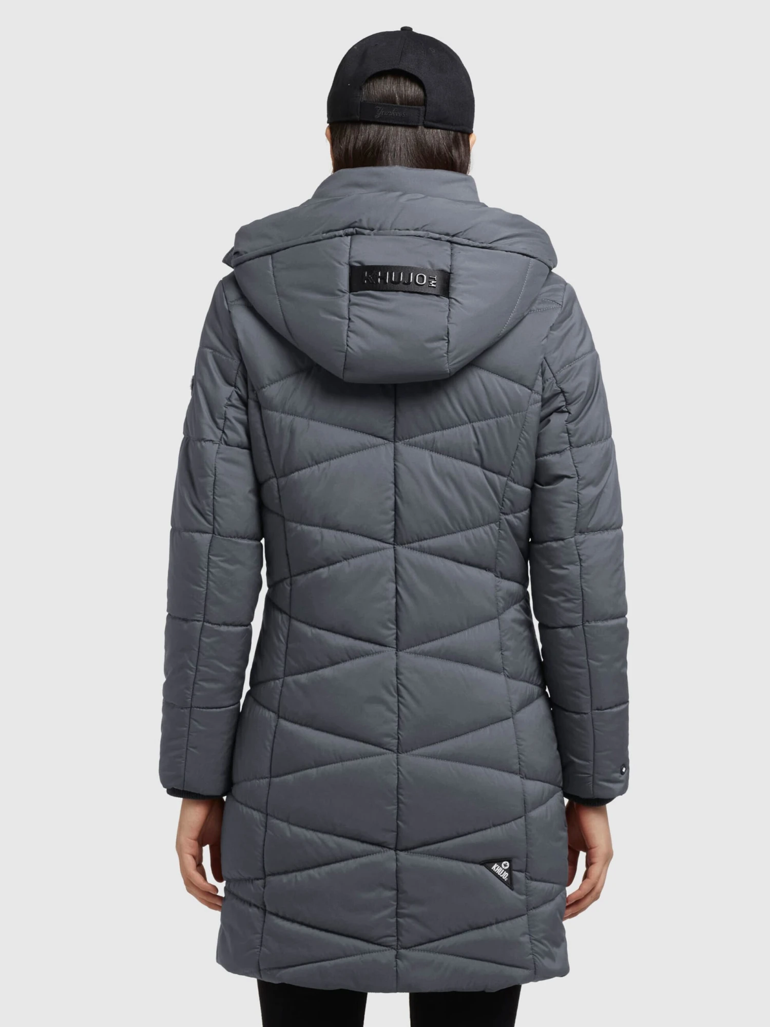 Khujo Manteaux De Mi-saison Manteau Mi-saison Fitt Light Femme Gris Foncé 6 Khujo Manteaux De Mi-saison Manteau Mi-saison Fitt Light Femme Gris Foncé - Image 4