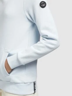 Khujo Sweats à Capuche Sweat-shirt Rhabea Femme Bleu Clair -Khujo 224ceb334b82ee487708ad9b09084ce5