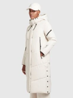 Khujo Manteaux Dhiver Manteau D’hiver Sonje 4 Femme Blanc Cassé -Khujo 25fb1d54e855a23634c44aeedd65cc9b