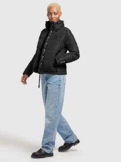 Khujo Vestes Dhiver Veste D’hiver Tuba Femme Noir -Khujo 26681c8fd8c45da14b51c02d71adf14e