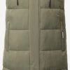 Khujo Vestes Sans Manches Gilet Tourin Femme Kaki