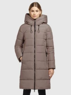 Khujo Manteaux Dhiver Manteau D’hiver Jilias 3 Femme Marron -Khujo 28c1f9b0e4b6e3a51f4797707e22b0a5