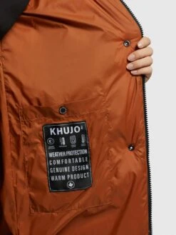 Khujo Manteaux Dhiver Manteau D’hiver LAMERA Femme Orange -Khujo 28f20e62a76724bd83394f3b920c7bc5