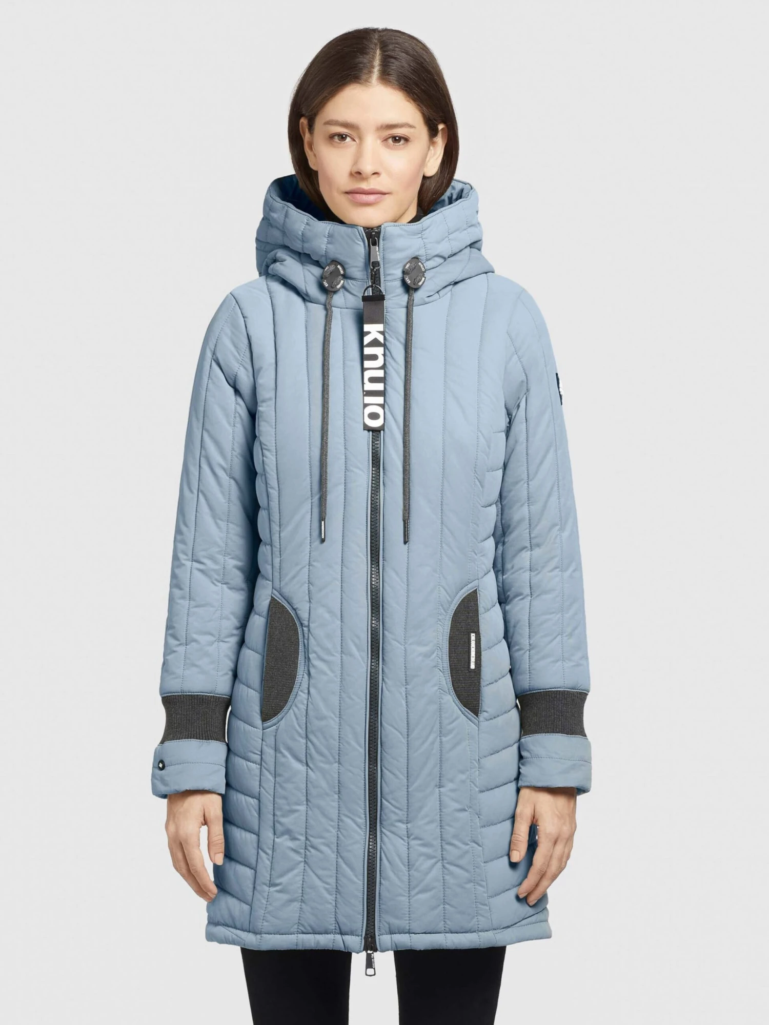 Khujo Manteaux De Mi-saison Manteau Mi-saison Jerry Femme Bleu Clair 4 Khujo Manteaux De Mi-saison Manteau Mi-saison Jerry Femme Bleu Clair - Image 2