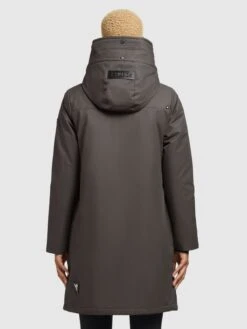 Khujo Manteaux De Mi-saison Manteau Mi-saison LISAD Femme Gris Foncé -Khujo 2fafdce6cdbc5e0a4e01ea705d11d467