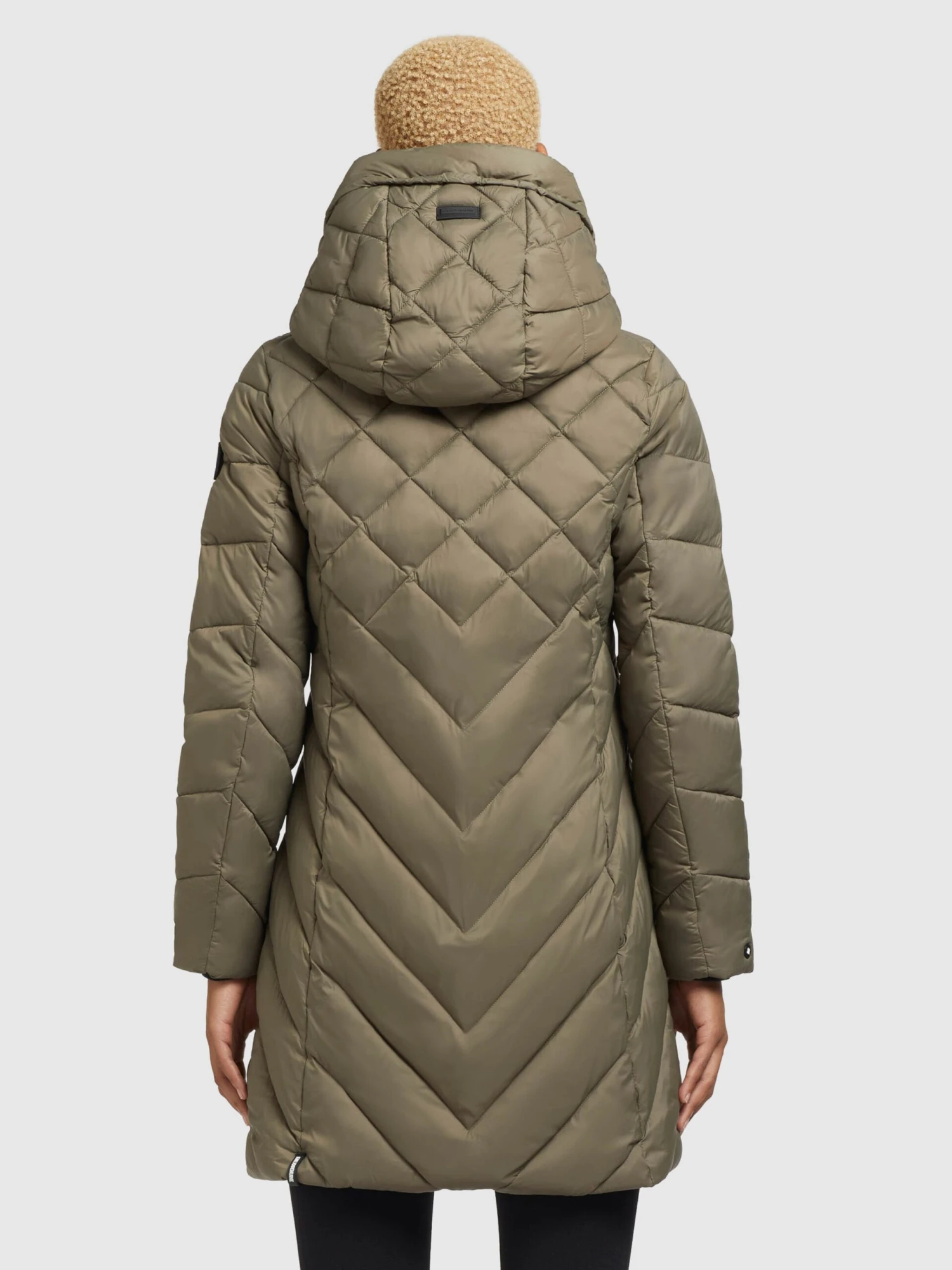 Khujo Manteaux De Mi-saison Manteau Mi-saison Aneth Femme Kaki 6 Khujo Manteaux De Mi-saison Manteau Mi-saison Aneth Femme Kaki - Image 4