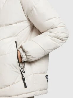 Khujo Vestes Dhiver Veste D’hiver Esila 3 Femme Blanc Naturel -Khujo 30bd98e13b4bd08fc35711a9218ab51f