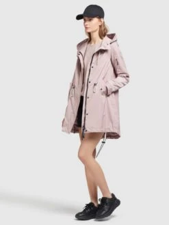 Khujo Parkas Parka Mi-saison DAYES Femme Rose -Khujo 30dfa73e220b86515332a4fcfcf060a1