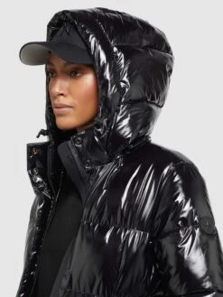 Khujo Manteaux Dhiver Manteau D’hiver Tonka Femme Noir -Khujo 327d9f3fc804665d980cda405c2b0fb7